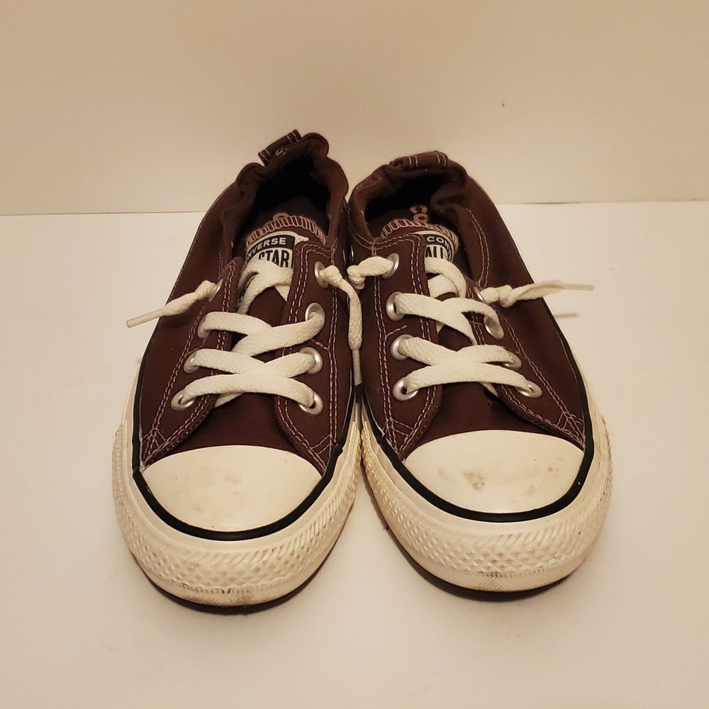 Converse Chuck Taylor All Star Shoreline Slip On Brown Sneakers Womens 7.5 - Picture 2 of 8